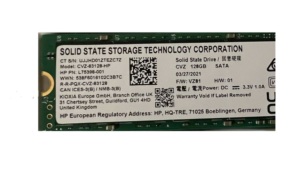 HP HP 128GB SSD L75398-001 | CVZ-83128-HP - Computers & Tech - Lebanon