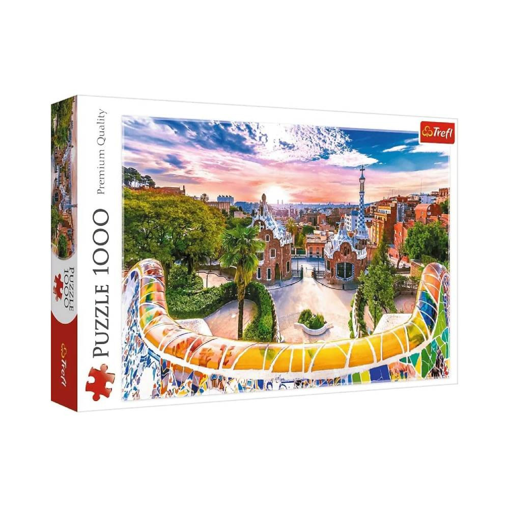 Trefl Trefl 1000 Pcs Puzzle Sunset Over Barcelona | 10711 - Toys & Games - Lebanon