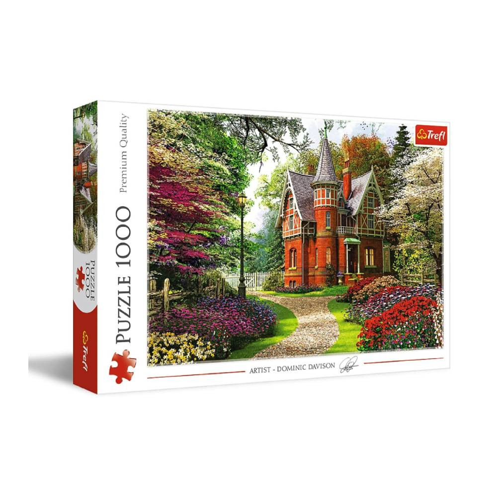 Trefl Trefl 1000 Pcs Puzzle Victorian Cottage | 10355 - Toys & Games - Lebanon