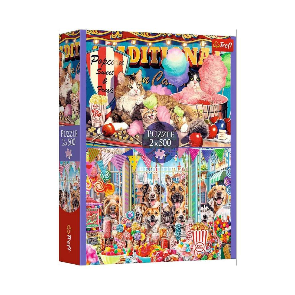 Trefl Trefl 2x500 Pcs Puzzle Fluffy Friends | 37495 - Toys & Games - Lebanon