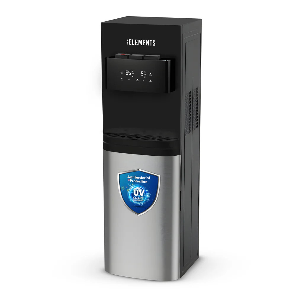 KB Elements Kb Elements Bottom-Load Water Dispenser with Digital Touch Control - Black | ELW102D - Home & Kitchen - Lebanon
