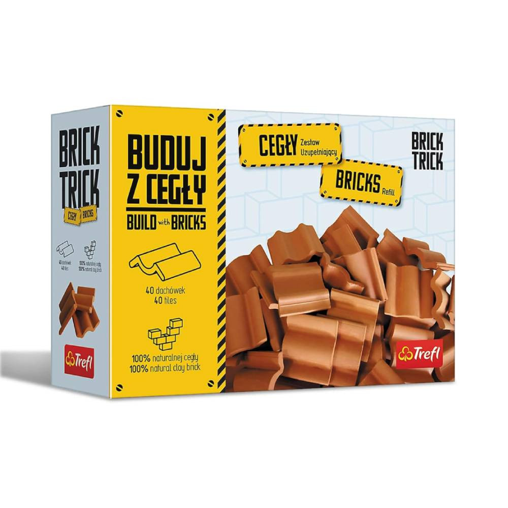 Trefl Trefl Brick Trick Refill Roof Tiles 40-Piece Set | 61555 - Toys & Games - Lebanon