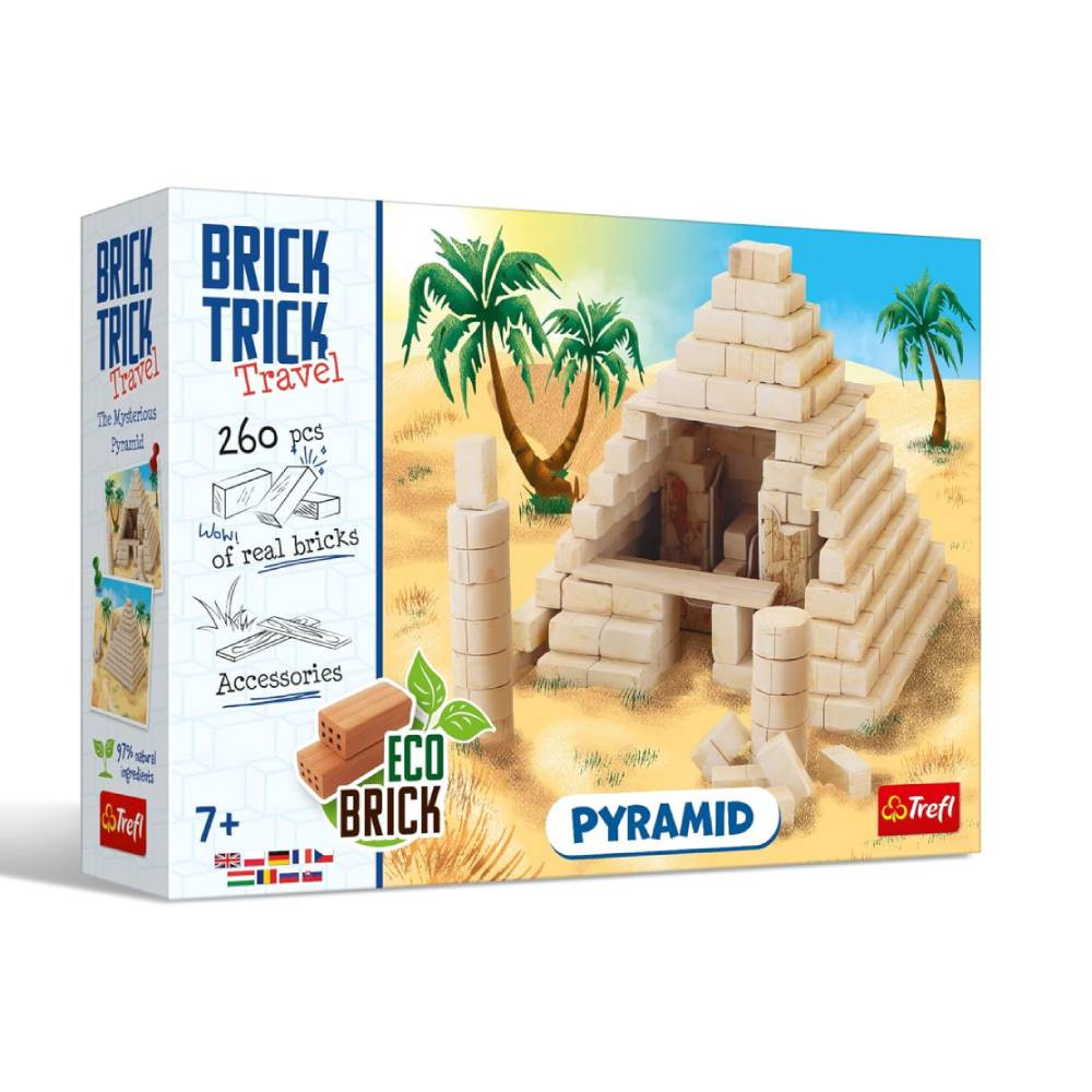 Trefl Trefl Brick Trick Travel Pyramid 260-Piece Building Set | 61550 - Toys & Games - Lebanon