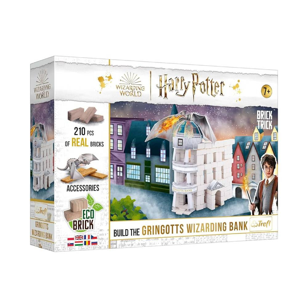 Trefl Trefl Brick Trick Harry Potter Gringotts Wizarding Bank 210-Piece Building Set | 61674 - Toys & Games - Lebanon