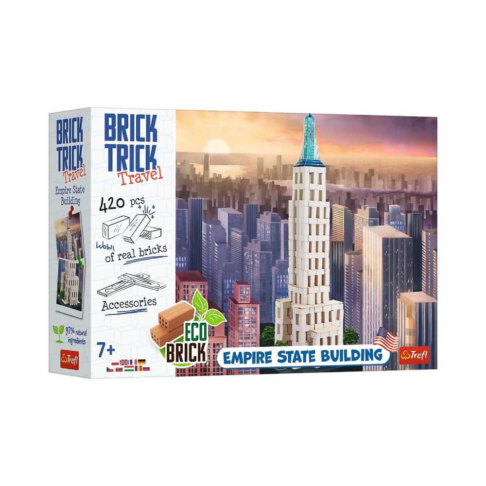 Trefl Trefl Brick Trick Travel Empire State Building XL 420-Piece Building Set | 61785 - Toys & Games - Lebanon