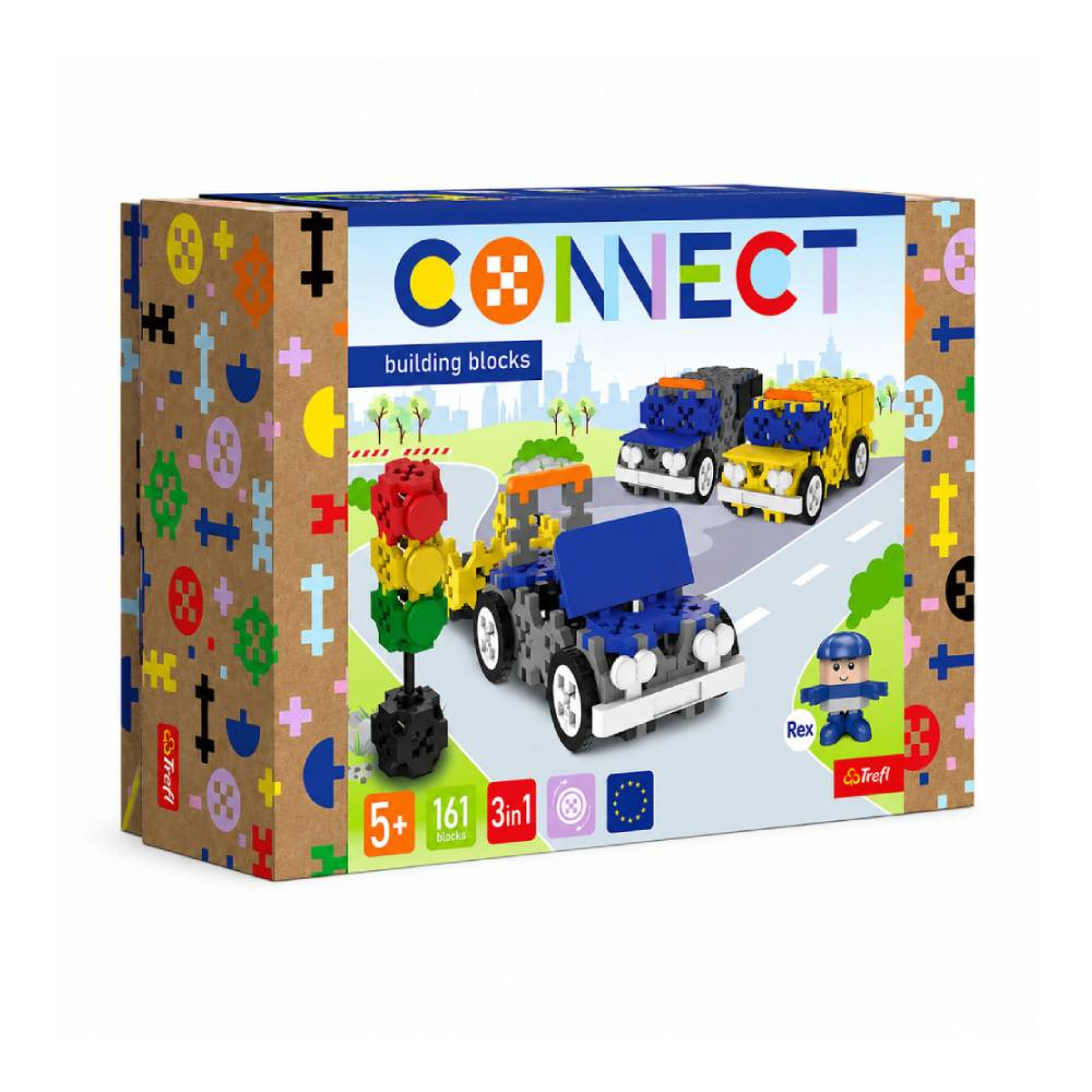 Trefl Trefl Connect 3-in-1 Emergency Vehicles 161-Piece Building Set | 61974 - Toys & Games - Lebanon