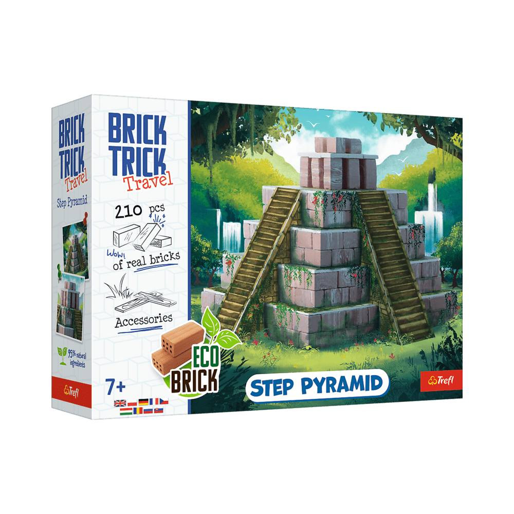 Trefl Trefl Brick Trick Travel Step Pyramid 210-Piece Building Set | 62048 - Toys & Games - Lebanon