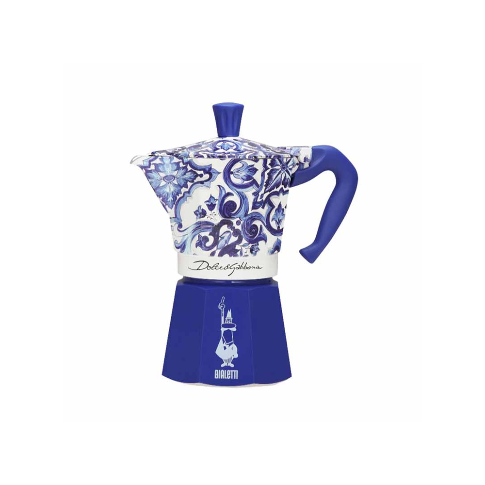 Bialetti Bialetti Moka Express Dolce&Gabbana Blu Mediterraneo 6-Cup Coffee Maker | BIA0005346 - Home & Kitchen - Lebanon