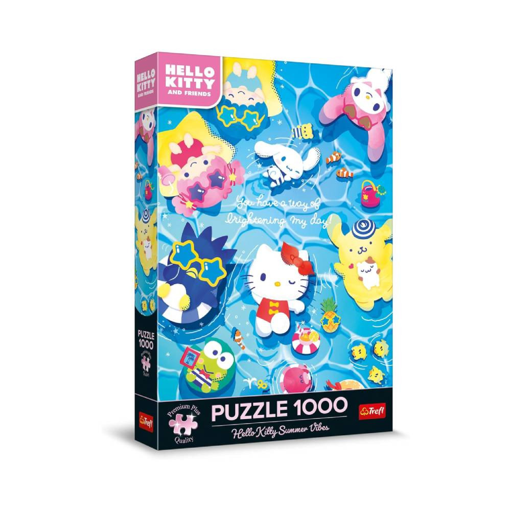 Trefl Trefl Hello Kitty Summer Vibes Premium Plus 1000-Piece Puzzle | 12067 - Toys & Games - Lebanon