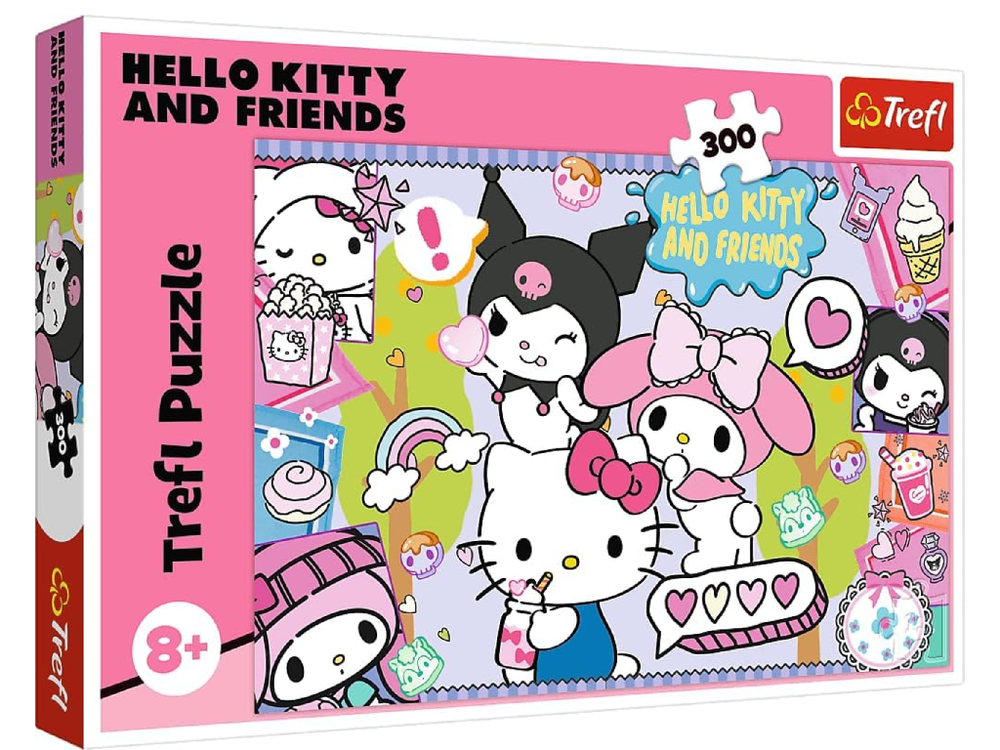 Trefl Trefl 300 “Crazy Trio - Hello Kitty” Puzzle | 23039 - Toys & Games - Lebanon