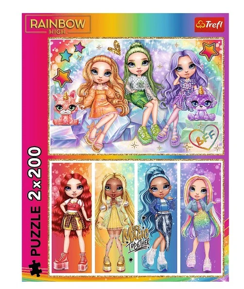 Trefl “2×200” Rainbow Dolls Puzzle | 13335