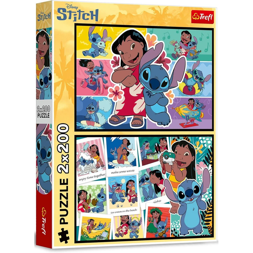 Trefl “2×200” The Happy Life of Stitch Puzzle | 13334