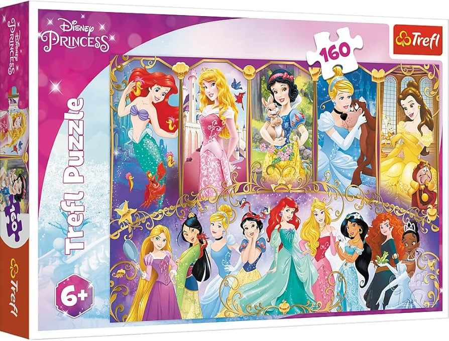 Trefl Trefl 160 Pcs “Princesses Portraits” Puzzle | 15407 - Toys & Games - Lebanon