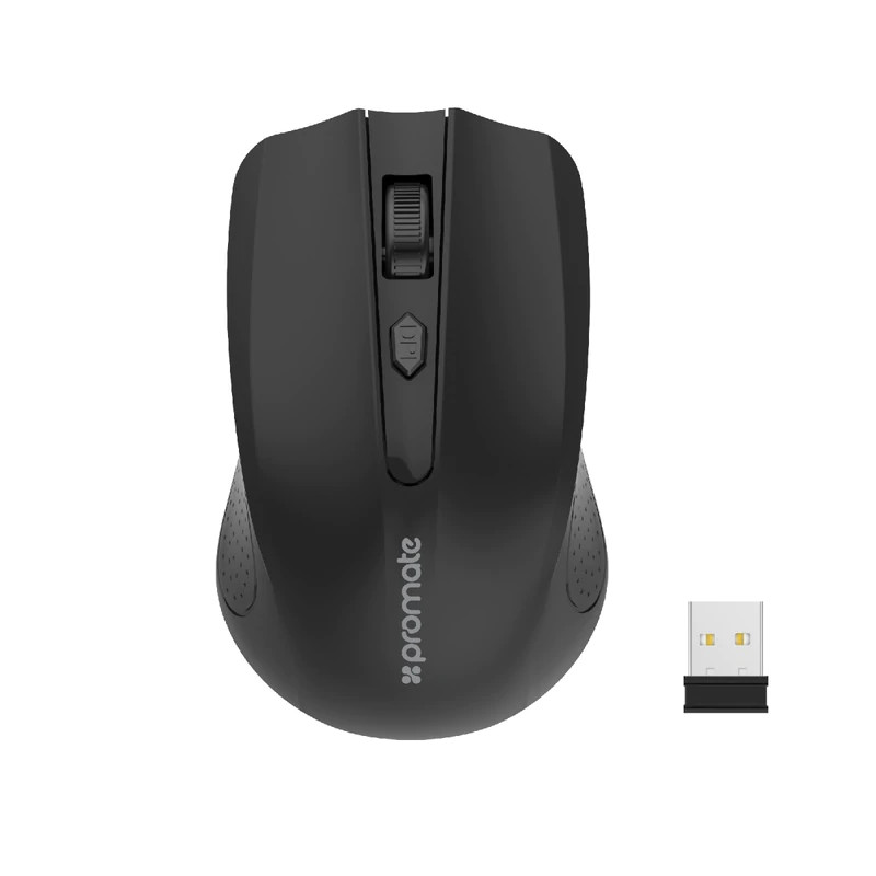 Promate Promate 2.4GHz Wireless Ergonomic Optical Mouse | Clix-8 - Computers & Tech - Lebanon