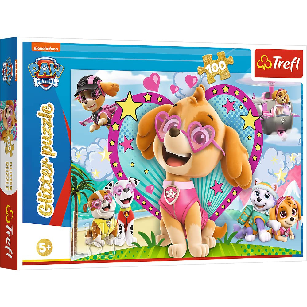 Trefl 100 “Glitter in Glow Skye” Puzzle | 14818/1