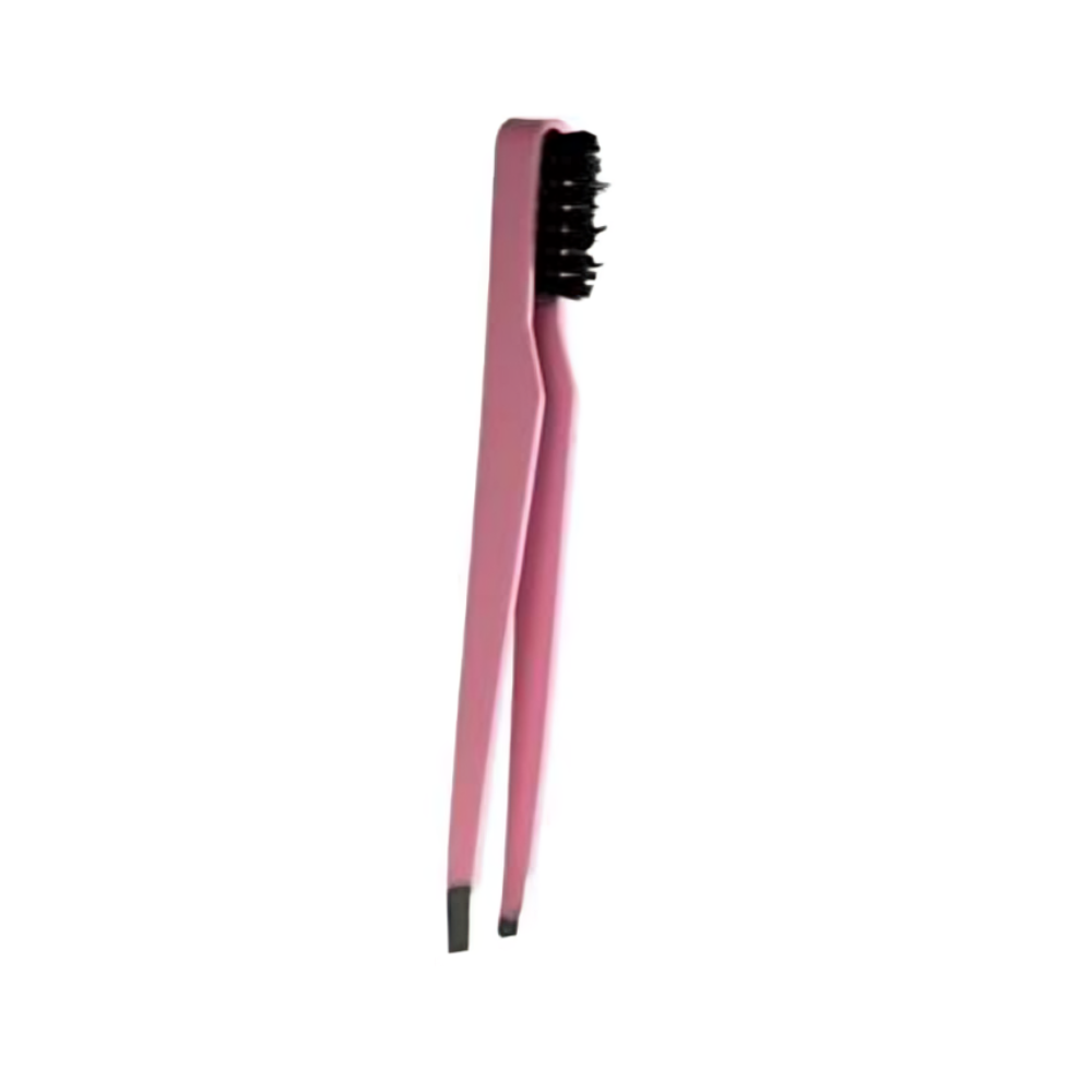 Trendy Accessories Trendy Accessories Tweezer With Brush - Pink - Beauty & Personal Care - Lebanon
