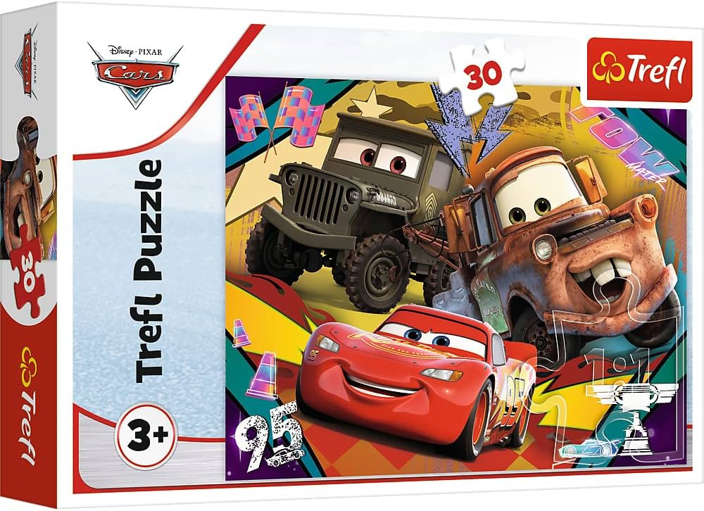 Trefl Trefl 30 “Speeding Cars” Puzzle | 18293 - Toys & Games - Lebanon