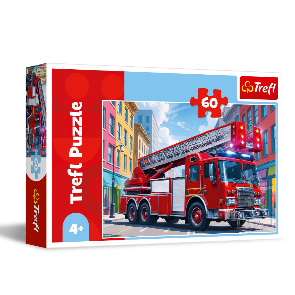Trefl Trefl 60 “Fire Truck” Puzzle | 17405 - Toys & Games - Lebanon
