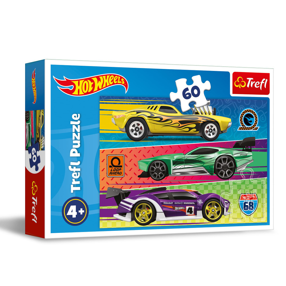 Trefl Trefl 60 “Race / Mattel Hot Wheels” Puzzle | 17389 - Toys & Games - Lebanon