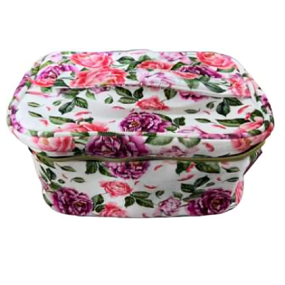 Trendy Accessories Trendy Accessories Floral Makeup Bag - White - Beauty & Personal Care - Lebanon