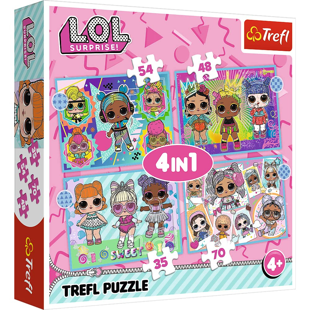 Trefl Trefl 4‑in‑1 “Meet the Dolls” Puzzle | 34613 - Toys & Games - Lebanon