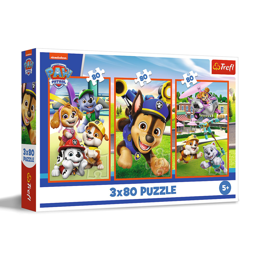 Trefl Trefl 3×80 “Paw Patrol Dog Team” Puzzle | 34886 - Toys & Games - Lebanon