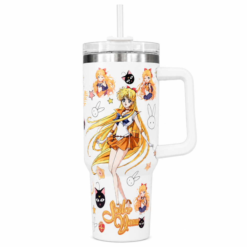 Sailor Venus Stainless Steel Double Wall Vacuum Insulated Tumbler 1200ml - White | C4003-WH - Home & Kitchen - Lebanon