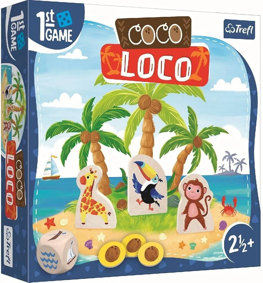 Trefl “Coco Loco” First Board Game (23 pc Game) | 02343