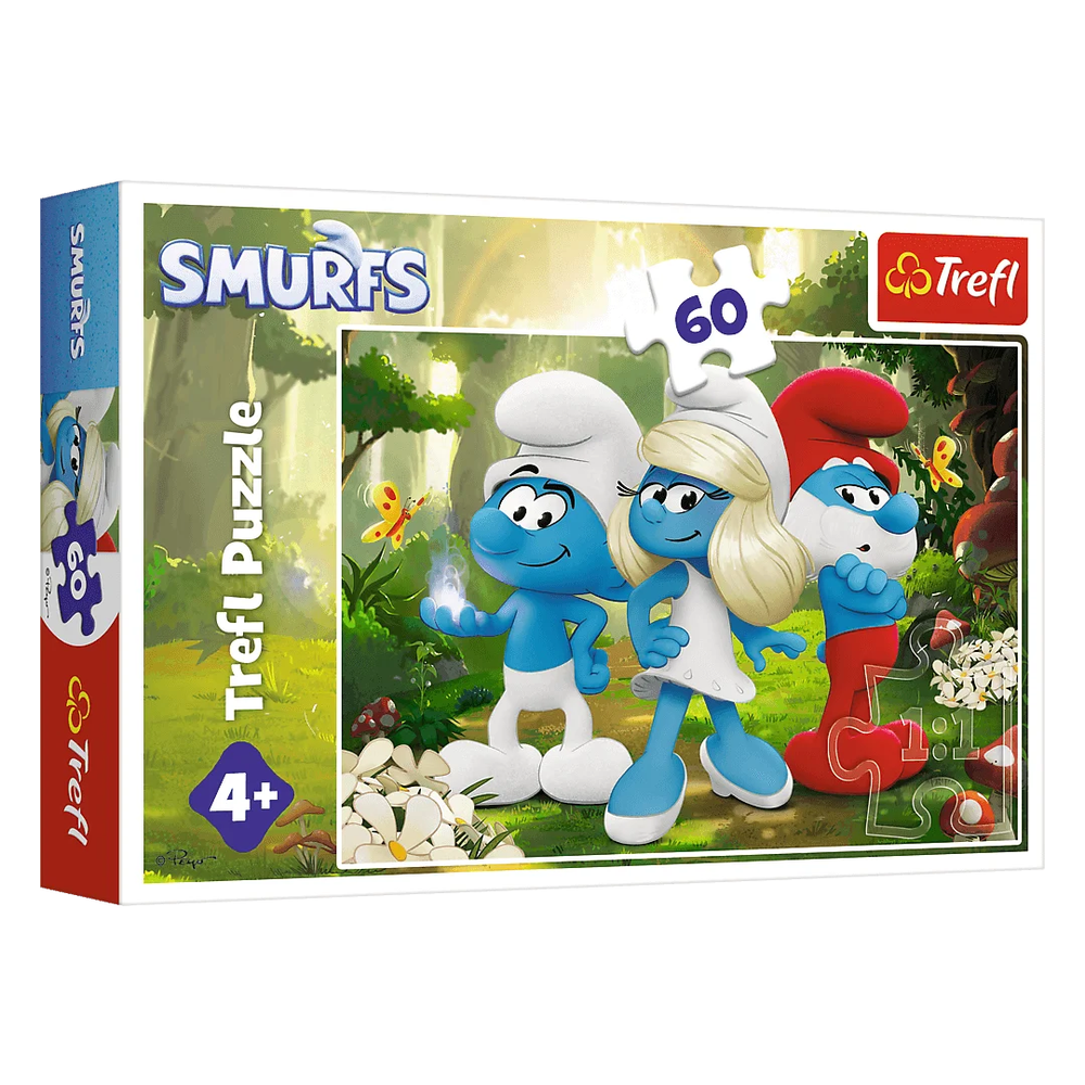 Trefl Trefl The Smurfs Enchanted Forest 60-Piece Puzzle | 17401 - Toys & Games - Lebanon