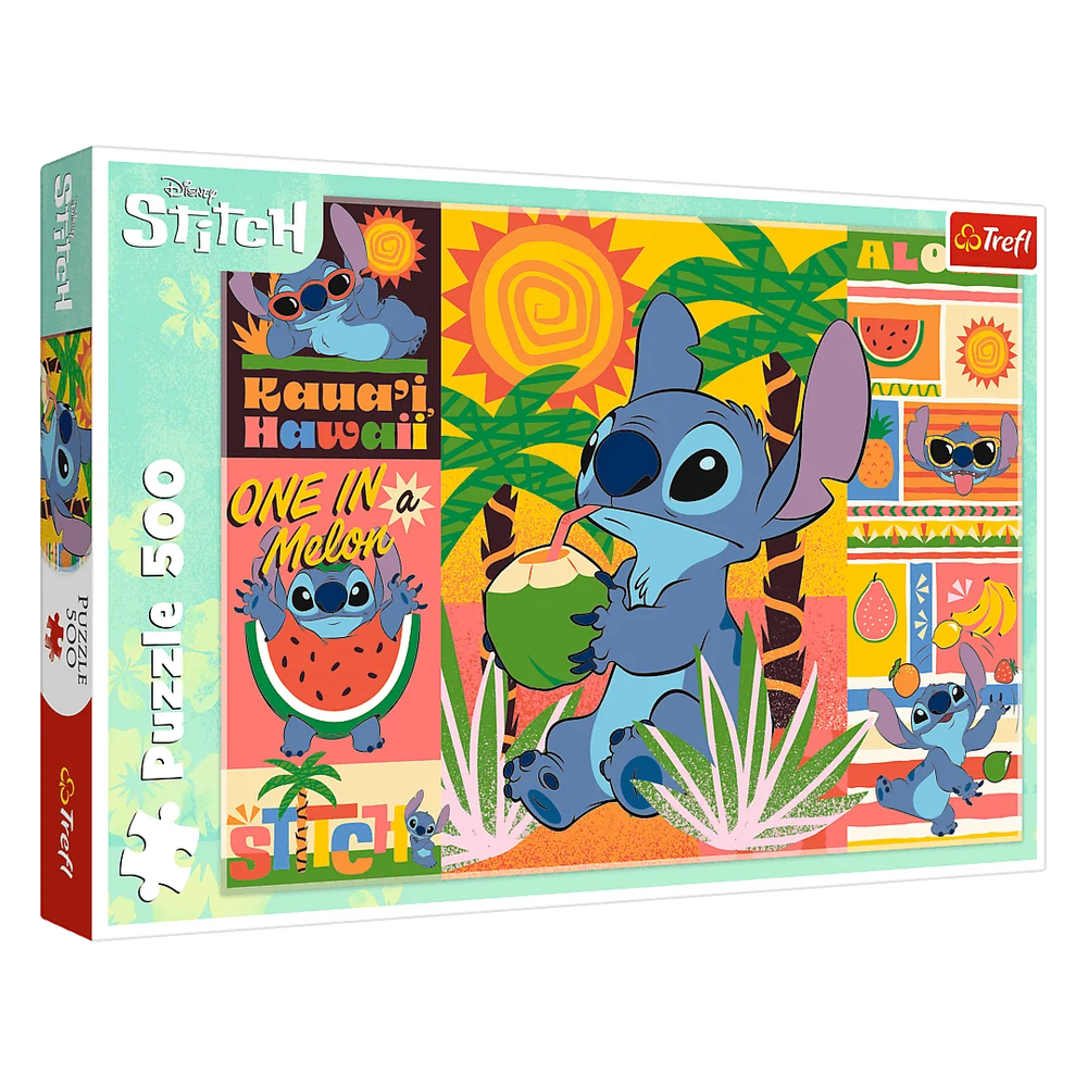Trefl Trefl Holidays with Stitch 500-Piece Puzzle | 37483 - Toys & Games - Lebanon