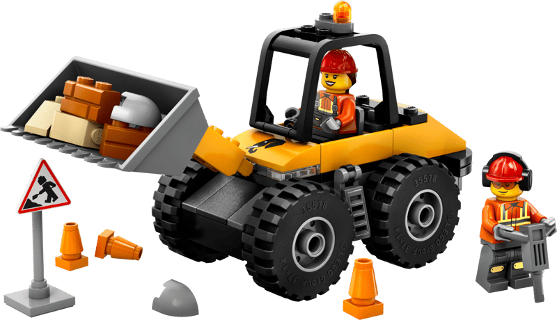 LEGO Lego Yellow Construction Wheel Loader | 60450 - Toys & Games - Lebanon