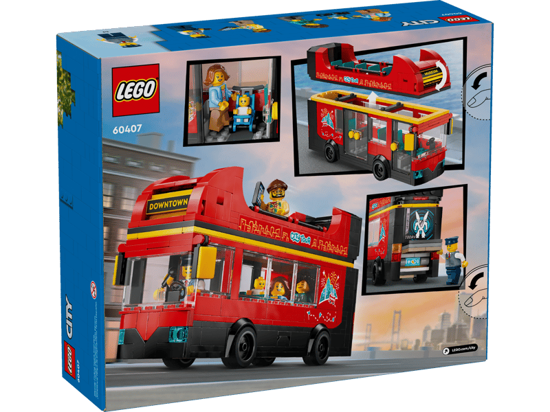 LEGO Lego Red Double-Decker Sightseeing Bus | 60407 - Toys & Games - Lebanon