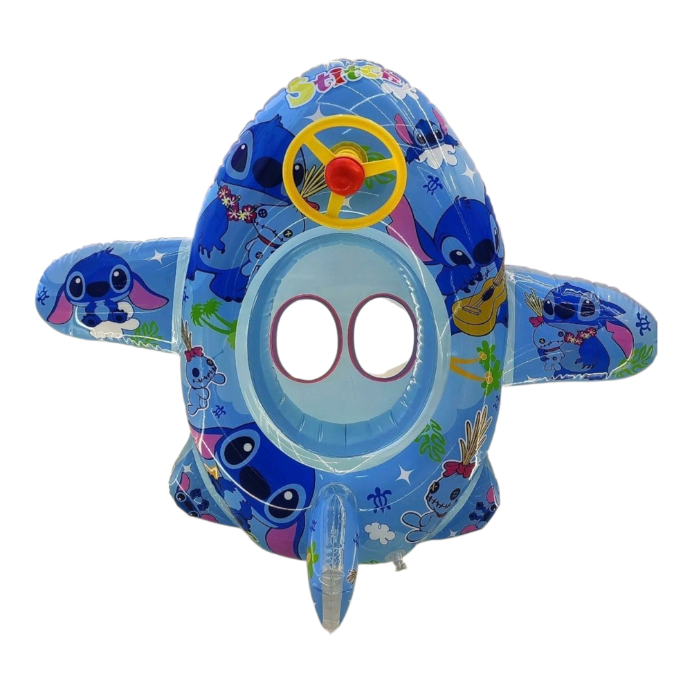 Stitch Inflatable Kids Swim Float Seat with Steering Wheel | C-757 - Sports & Outdoors - Lebanon