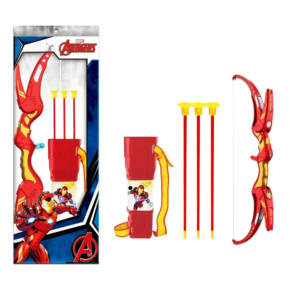 Marvel Marvel Avengers Iron Man Kids Bow & Arrow Toy Set with Quiver | EOMS007-6 - Toys & Games - Lebanon