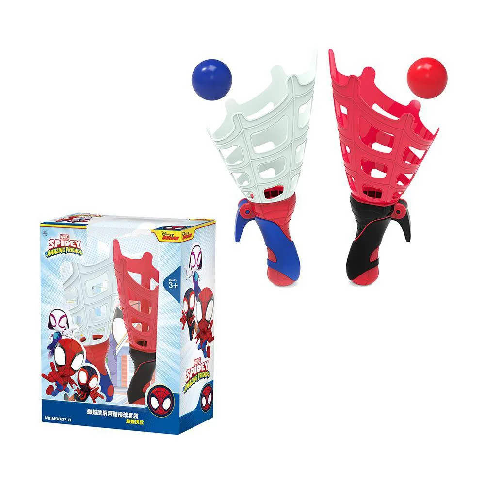 Marvel Marvel Spidey Kids Catch Ball Launcher Game Set | EOMS007-11 - Toys & Games - Lebanon