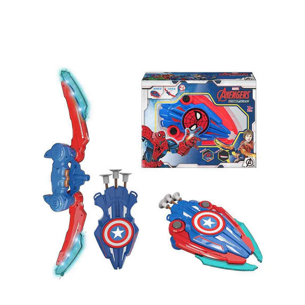 Marvel Marvel Avengers Mech Strike Captain America Bow & Dart Launcher Toy Set | EOMS007-31B - Toys & Games - Lebanon