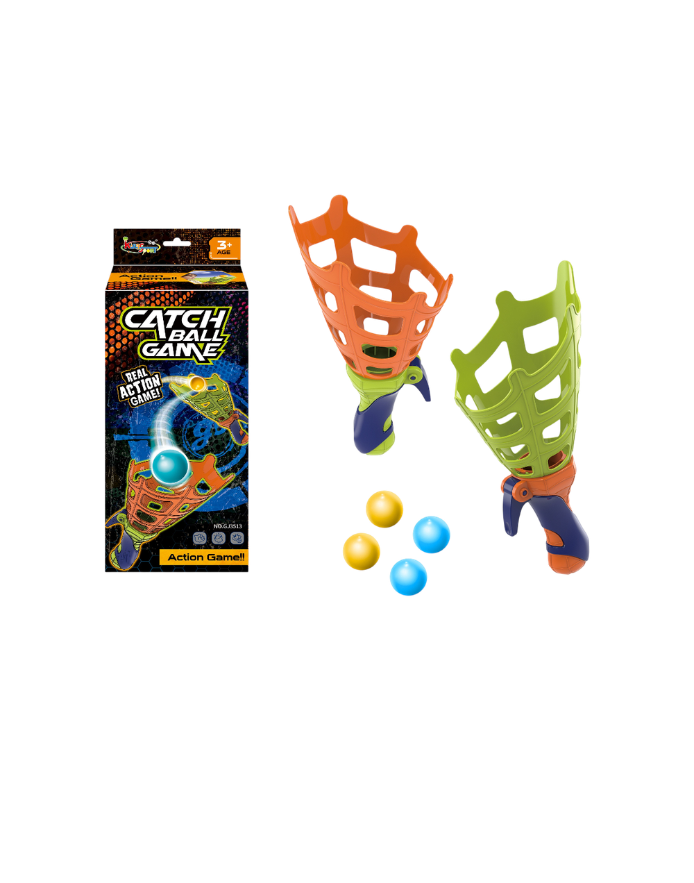 Kids Catch Ball Game Set with Launchers & 4 Balls | GJ3513 - Toys & Games - Lebanon