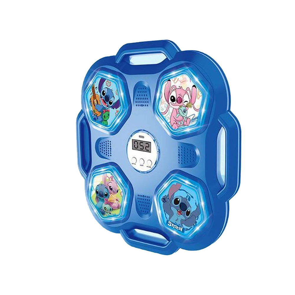 Stitch Music Boxing Target Set with Gloves – Blue/Pink | 6503-2 - Sports & Outdoors - Lebanon