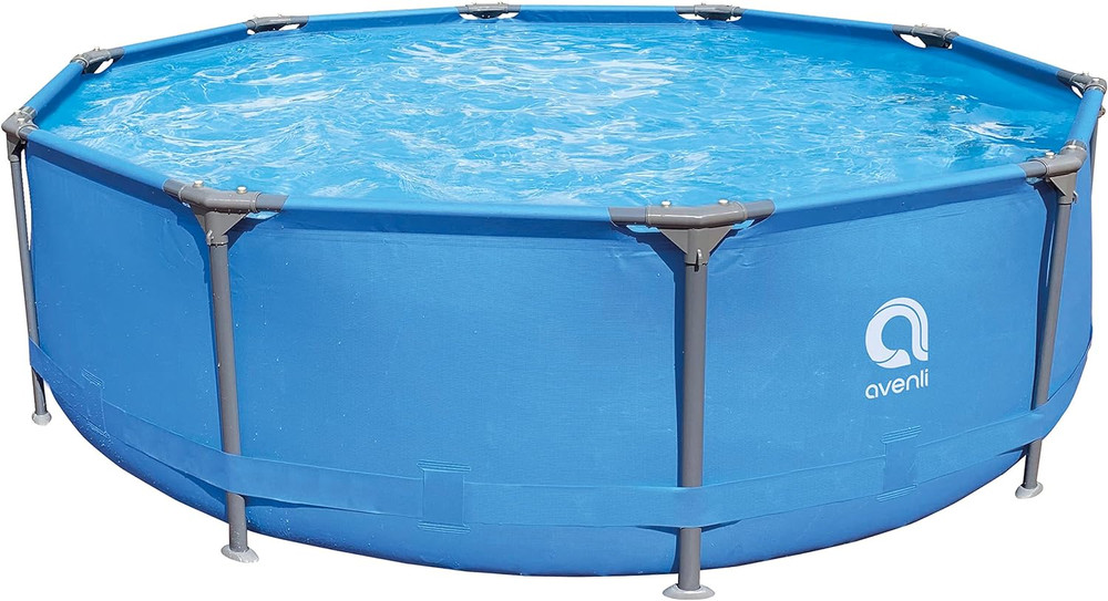 Jilong Avenli Jilong Avenli Frame Plus Round Pool Set with Filter Pump - 366×76cm | 12016EU - Sports & Outdoors - Lebanon