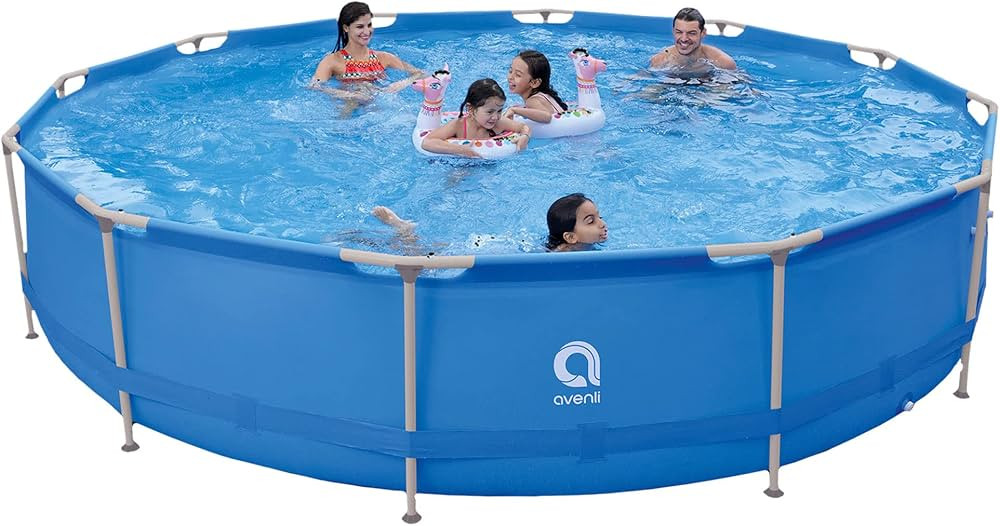 Jilong Avenli Jilong Avenli Frame Plus Round Pool Set with Filter Pump & Ladder - 450×90cm | 17801EU - Sports & Outdoors - Lebanon