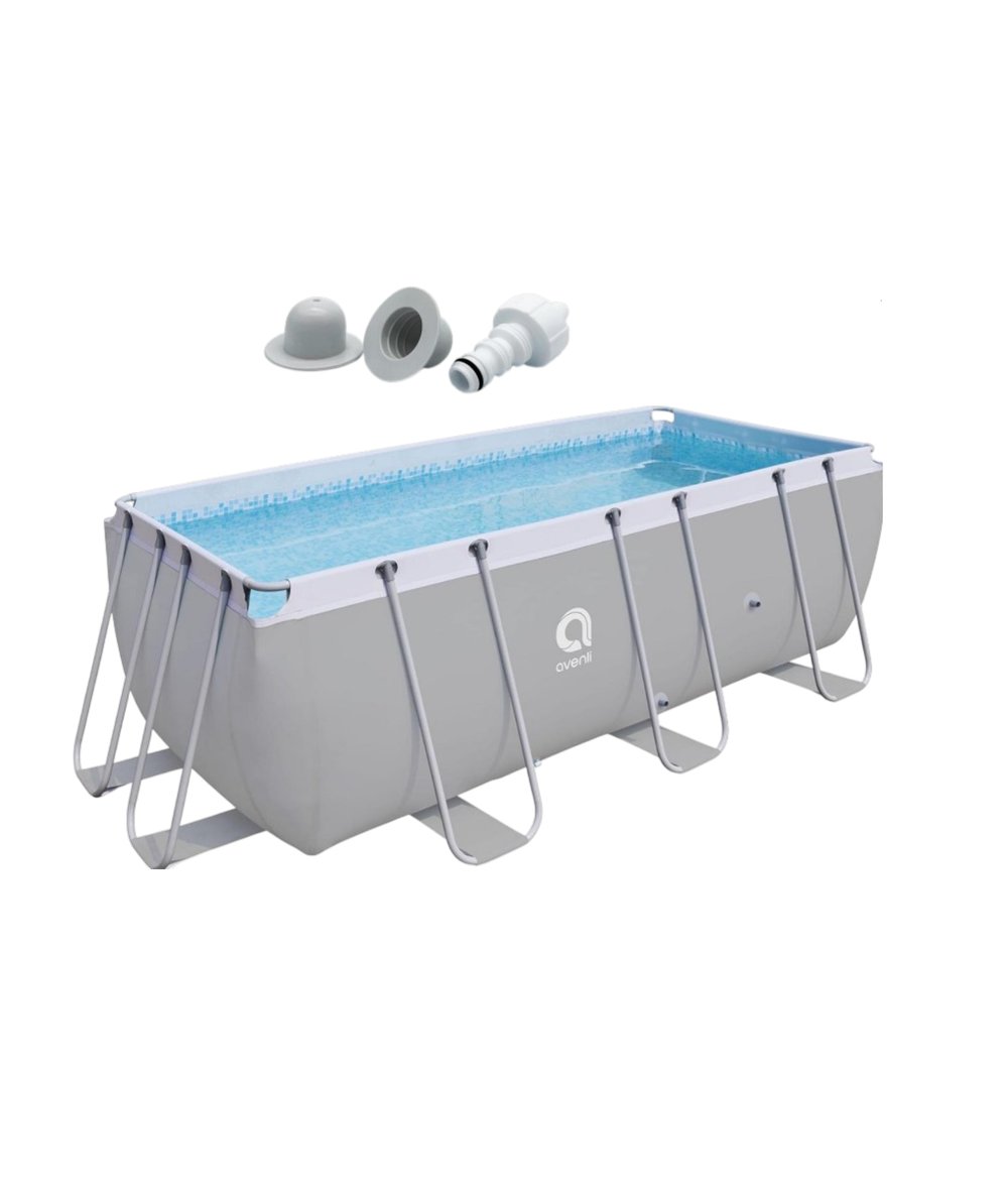 Jilong Avenli Jilong Avenli Steel Frame Rectangular Pool - 400×200×99cm | 17726 - Sports & Outdoors - Lebanon