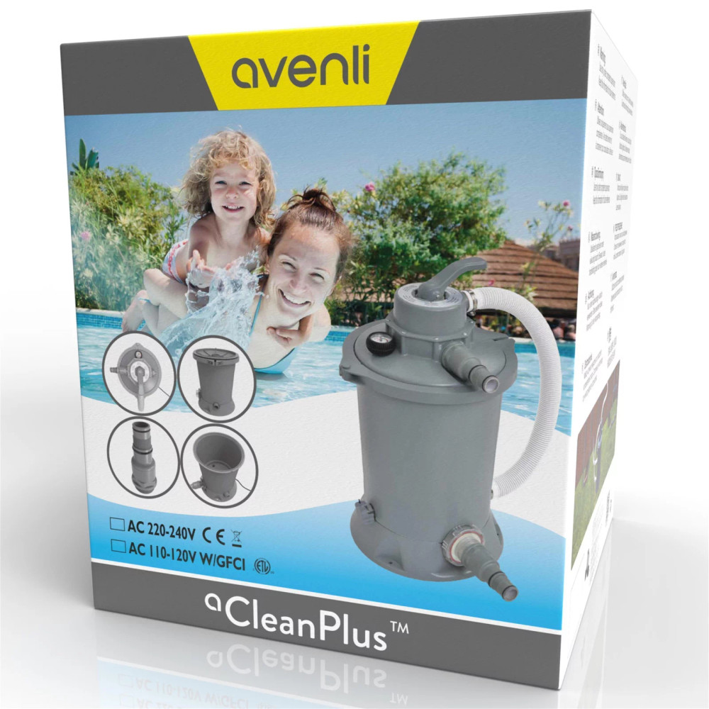 Jilong Avenli Jilong Avenli Clean Plus Sand Filter Pump - 220-240V, 1000 Gal/h | 290730EU - Sports & Outdoors - Lebanon