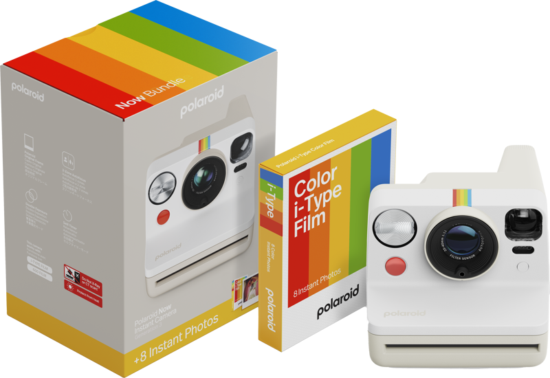 Polaroid POLAROID Now+ Gen 3 White + Color Film Bundle (8 photos) | POLLSNOW+GEN3BUNDLEWHITE - TV, Cameras & Photography - Lebanon