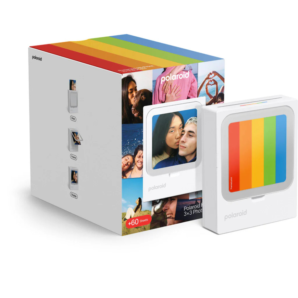 Polaroid Polaroid Hi Print 3x3 Pocket Photo Printer + 60 Sheets | POLDIGHIPR3X3BUNWHT - Printers & Ink - Lebanon