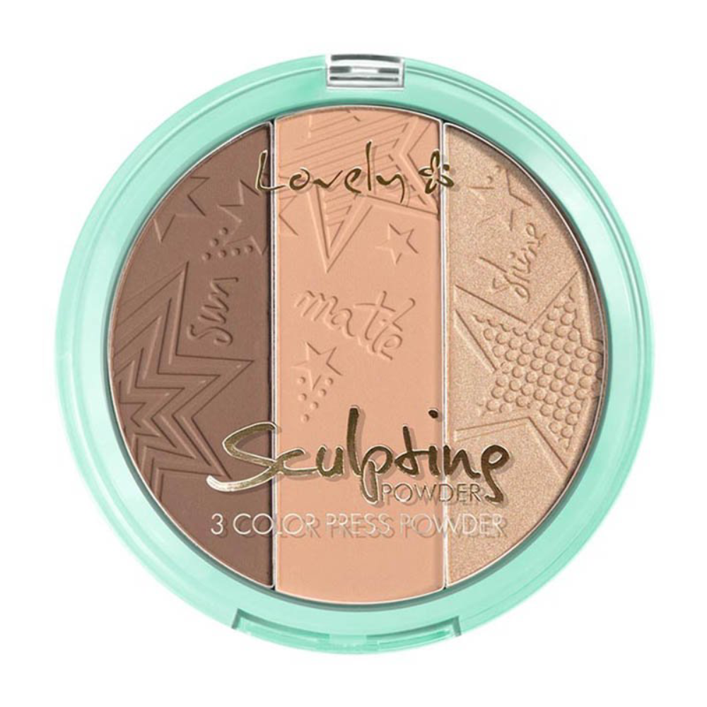 Wibo Wibo Lovely Powder Sculpting 3 Color Press Powder - Shade 3 - Beauty & Personal Care - Lebanon