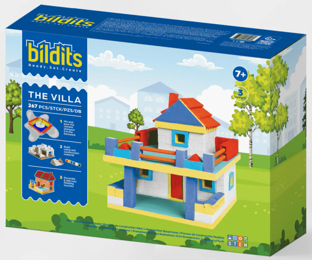 Bildits Bildits The Villa DIY Construction Kit - 267 Pieces - Toys & Games - Lebanon