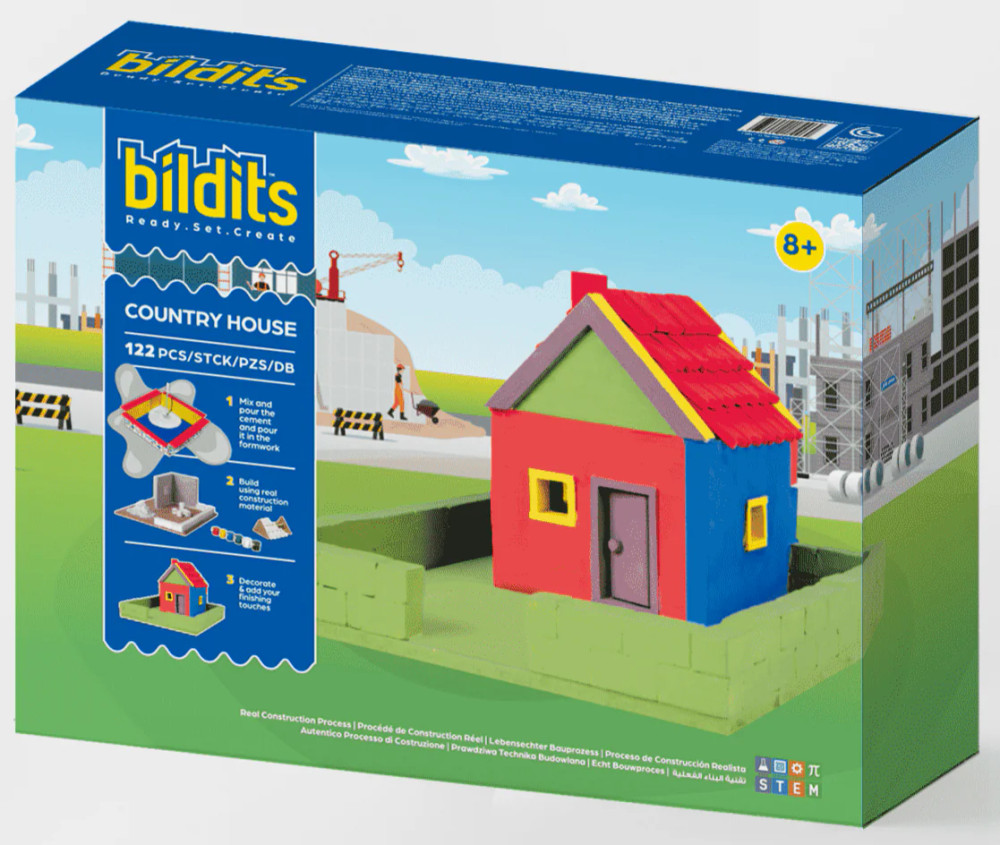 Bildits Bildits Country House DIY Construction Kit - 122 Pieces - Toys & Games - Lebanon
