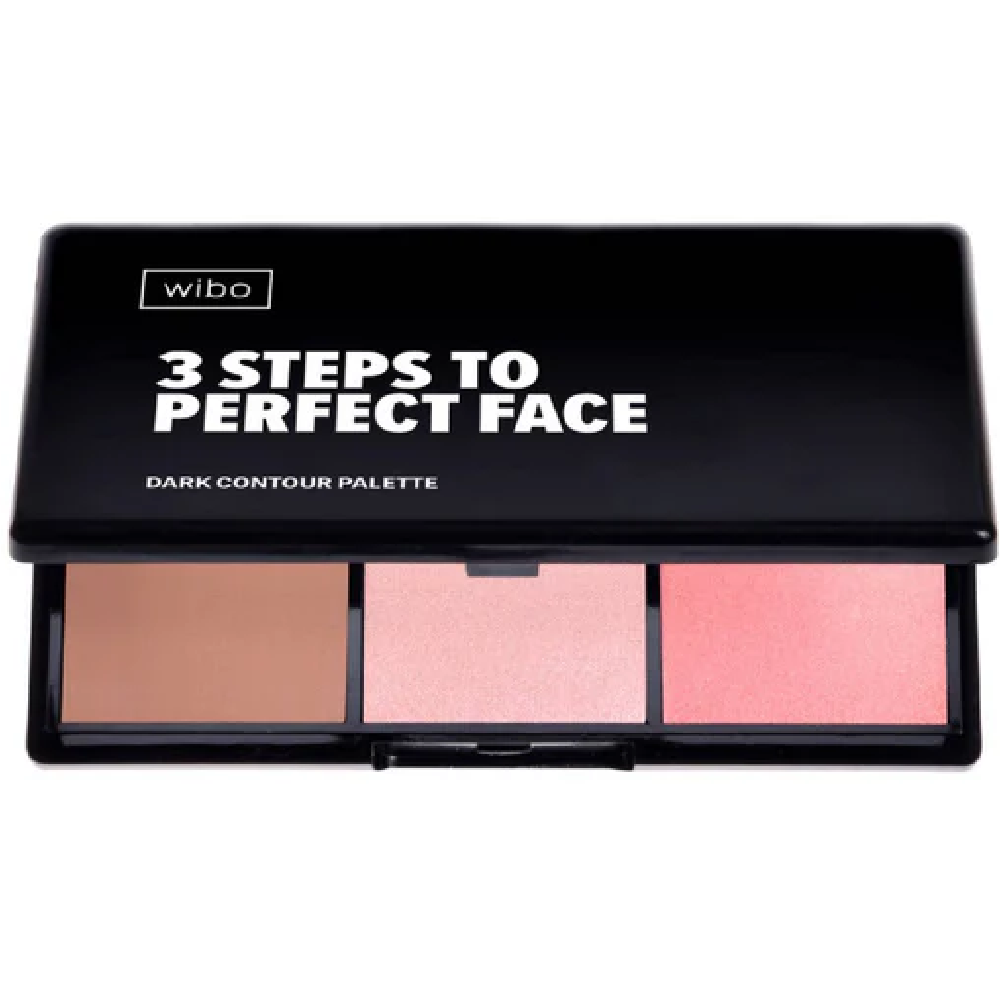 Wibo 3 Steps to Perfect Face Contour Palette - Light