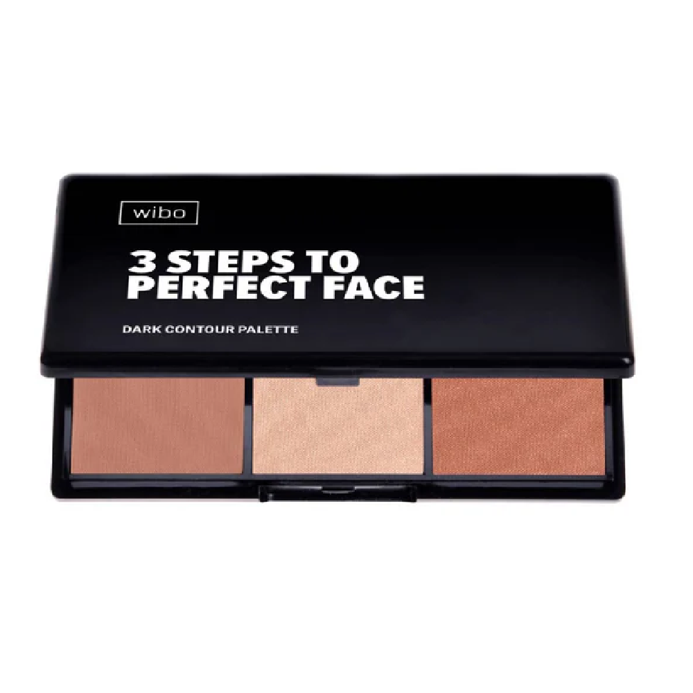 Wibo 3 Steps to Perfect Face Contour Palette - Dark