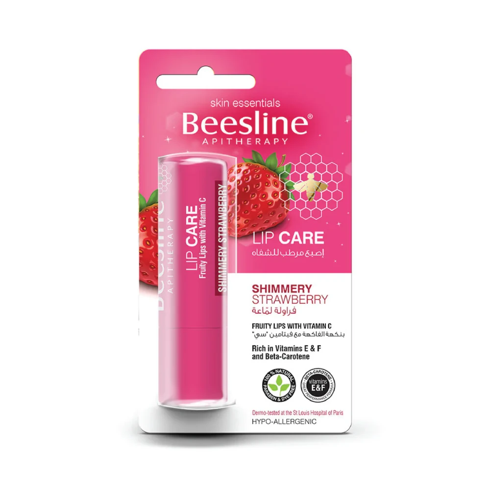 Beesline Beesline Lip Care Shimmery Strawberry 4.5g - Beauty & Personal Care - Lebanon